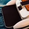 imageEVA Foam Boat Flooring with Adhesive Backing NonSlip Marine Boat Decking Mat 94x45352116 Faux Teak Sheet for Jon Boats Kayak Yacht Swim Platform Helm Pad RV FloorBlack with Red Seam