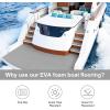 imageBoat Flooring EVA Foam Boat Decking 94quot x705645quot35quot NonSlip Boat Mat SelfAdhesive Foam Boat Deck Flooring Faux Teak Marine Mat for Pontoon Swim Platform Kayak Deck Yacht Jon BoatLight Gray with Black Seam