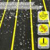 imageBoat Flooring EVA Foam Boat Decking 94quot x705645quot35quot NonSlip Boat Mat SelfAdhesive Foam Boat Deck Flooring Faux Teak Marine Mat for Pontoon Swim Platform Kayak Deck Yacht Jon BoatBlack with Yellow Seam