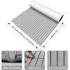 imageBoat Flooring EVA Foam Boat Decking 94quot x705645quot35quot NonSlip Boat Mat SelfAdhesive Foam Boat Deck Flooring Faux Teak Marine Mat for Pontoon Swim Platform Kayak Deck Yacht Jon BoatLight Gray with Black Seam