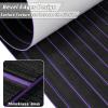 imageBoat Flooring EVA Foam Boat Decking 94quot x705645quot35quot NonSlip Boat Mat SelfAdhesive Foam Boat Deck Flooring Faux Teak Marine Mat for Pontoon Swim Platform Kayak Deck Yacht Jon BoatBlack with Purple Seam