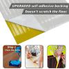 imageBoat Flooring EVA Foam Boat Decking 94quot x705645quot35quot NonSlip Boat Mat SelfAdhesive Foam Boat Deck Flooring Faux Teak Marine Mat for Pontoon Swim Platform Kayak Deck Yacht Jon BoatBlack with Yellow Seam