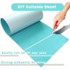 imageBoat Flooring EVA Foam Boat Decking NonSlip Boat Mat SelfAdhesive Foam Boat Deck Flooring Carpet Mat Rolls for Kayak Deck Boat Yacht Flooring MotorboatAcid Blue