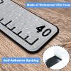 imageFish Ruler for Boat 40in EVA Foam Fish Measuring Ruler with SelfAdhesive Backing for Fishing Kayaks Accessories Fish Ruler Measurement Sticker Tool for Fish BoatLight Grey