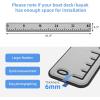 imageFish Ruler for Boat 40in EVA Foam Fish Measuring Ruler with SelfAdhesive Backing for Fishing Kayaks Accessories Fish Ruler Measurement Sticker Tool for Fish BoatLight Grey