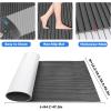 image:imageBoat Flooring EVA Foam Boat Decking Camo 94x453523 NonSlip Boat Mat SelfAdhesive Foam Boat Deck Flooring Carpet Mat Rolls for Kayak Deck Boat Yacht Flooring MotorboatDdark Grey