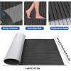image:imageBoat Flooring EVA Foam Boat Decking Camo 94x453523 NonSlip Boat Mat SelfAdhesive Foam Boat Deck Flooring Carpet Mat Rolls for Kayak Deck Boat Yacht Flooring MotorboatDBlack