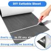 image:imageBoat Flooring EVA Foam Boat Decking Camo 94x453523 NonSlip Boat Mat SelfAdhesive Foam Boat Deck Flooring Carpet Mat Rolls for Kayak Deck Boat Yacht Flooring MotorboatDdark Grey