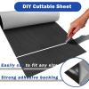 image:imageBoat Flooring EVA Foam Boat Decking Camo 94x453523 NonSlip Boat Mat SelfAdhesive Foam Boat Deck Flooring Carpet Mat Rolls for Kayak Deck Boat Yacht Flooring MotorboatDBlack