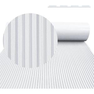 image:imageBoat Flooring EVA Foam Boat Decking Camo 94x453523 NonSlip Boat Mat SelfAdhesive Foam Boat Deck Flooring Carpet Mat Rolls for Kayak Deck Boat Yacht Flooring MotorboatDWhite
