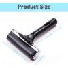 image:imageHZCHIONE 4 Inch Rubber Brayer Roller  Heavy Duty Rubber Glue Roller for Boat Flooring Installation EVA Decking Printmaking Wallpaper Stamping amp Craft Projects