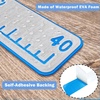 image:imageFish Ruler with 3M Adhesive  40in EVA Foam Fish Measuring Ruler for Fishing Boat Marine Accessories Waterproof Non Slip Fish Measuring Tape Fish Measurement Sticker Tool for Boat KayakLight Grey with Blue
