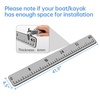 image:imageFish Ruler with 3M Adhesive  40in EVA Foam Fish Measuring Ruler for Fishing Boat Marine Accessories Waterproof Non Slip Fish Measuring Tape Fish Measurement Sticker Tool for Boat KayakLight Grey