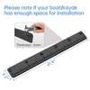 image:imageFish Ruler with 3M Adhesive  40in EVA Foam Fish Measuring Ruler for Fishing Boat Marine Accessories Waterproof Non Slip Fish Measuring Tape Fish Measurement Sticker Tool for Boat KayakDark Grey
