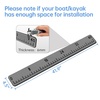 image:imageFish Ruler with 3M Adhesive  40in EVA Foam Fish Measuring Ruler for Fishing Boat Marine Accessories Waterproof Non Slip Fish Measuring Tape Fish Measurement Sticker Tool for Boat KayakMid Grey