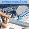 image:imageFish Ruler with 3M Adhesive  40in EVA Foam Fish Measuring Ruler for Fishing Boat Marine Accessories Waterproof Non Slip Fish Measuring Tape Fish Measurement Sticker Tool for Boat KayakLight Grey with Blue