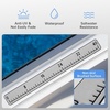 image:imageFish Ruler with 3M Adhesive  40in EVA Foam Fish Measuring Ruler for Fishing Boat Marine Accessories Waterproof Non Slip Fish Measuring Tape Fish Measurement Sticker Tool for Boat KayakLight Grey