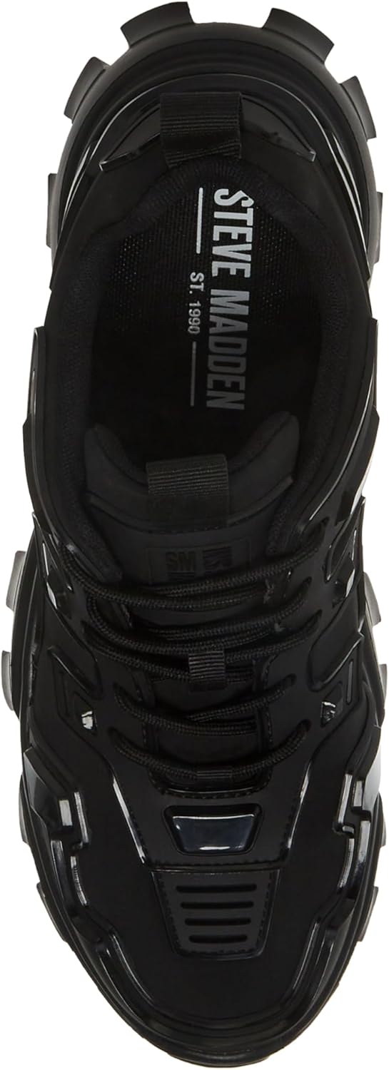 Steve Madden Sneaker Ponce Uomo - Nero - Taglia 44 EU - Moda Streetwear