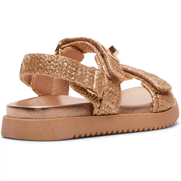 imageMona Flat SandalGold Raffia