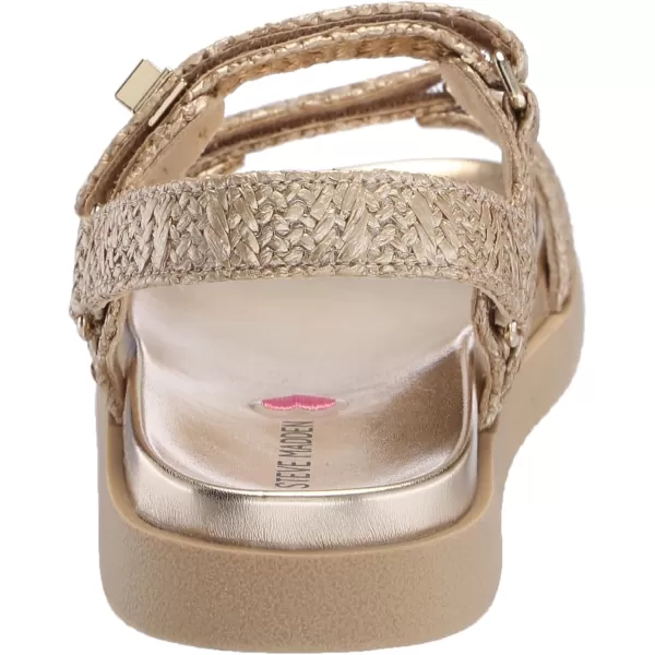 imageMona Flat SandalGold Raffia