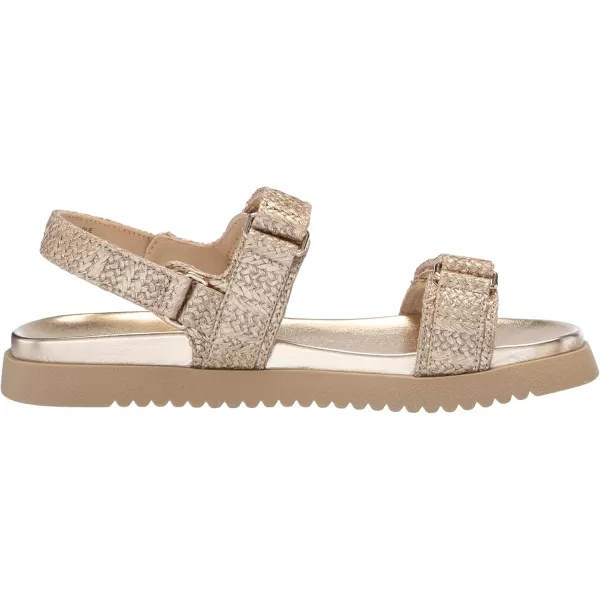 imageMona Flat SandalGold Raffia