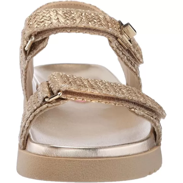 imageMona Flat SandalGold Raffia