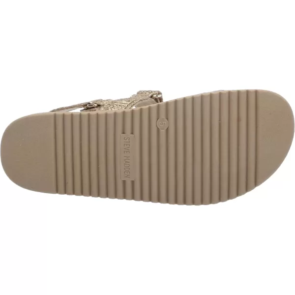 imageMona Flat SandalGold Raffia