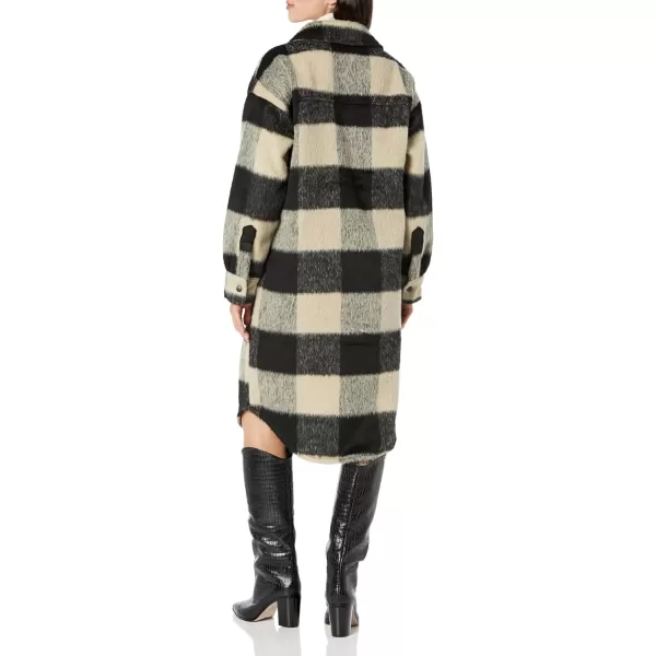 imageSteve Madden Apparel Womens Chloe Shirt JacketCrm Multi Plaid