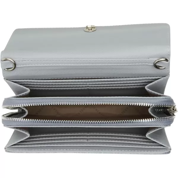 imageSteve Madden Carina Wallet CrossbodyRhinestone Silver