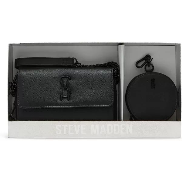 imageSteve Madden Carina Wallet CrossbodySaffiano Black