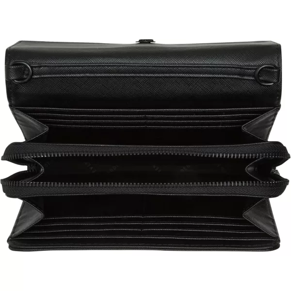 imageSteve Madden Carina Wallet CrossbodySaffiano Black