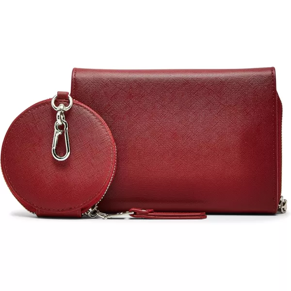 imageSteve Madden Carina Wallet CrossbodySaffiano Red