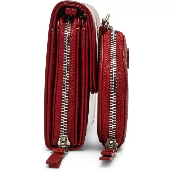 imageSteve Madden Carina Wallet CrossbodySaffiano Red