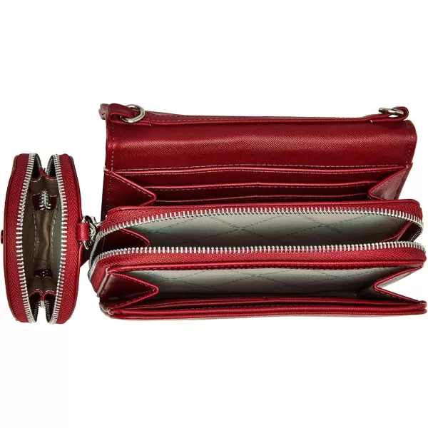 imageSteve Madden Carina Wallet CrossbodySaffiano Red
