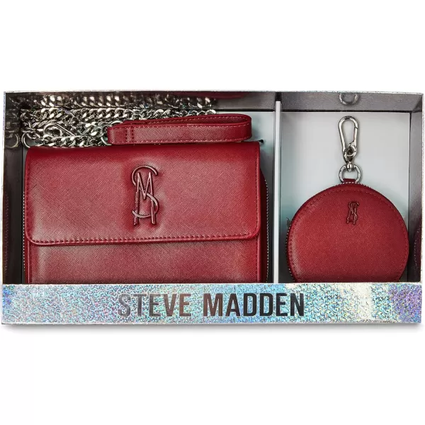 imageSteve Madden Carina Wallet CrossbodySaffiano Red