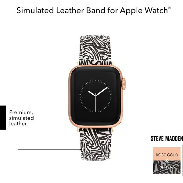 imageSteve Madden Fashion Band for Apple WatchBlackWhite