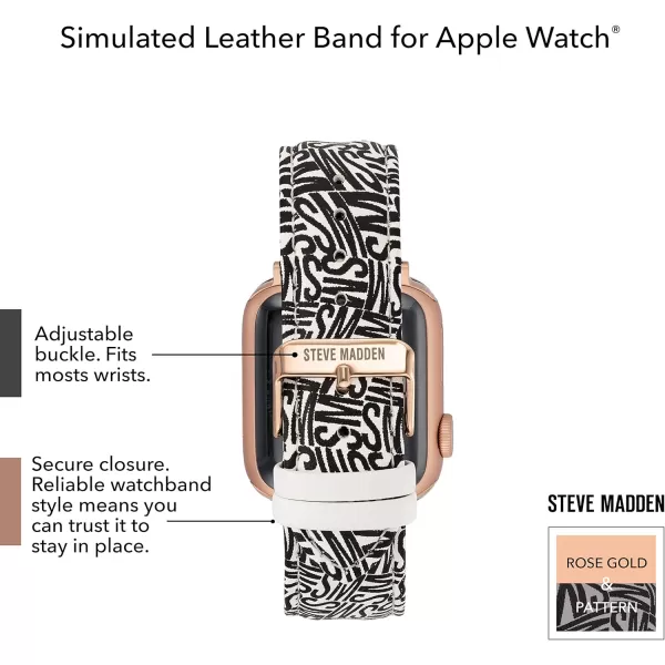 imageSteve Madden Fashion Band for Apple WatchBlackWhite