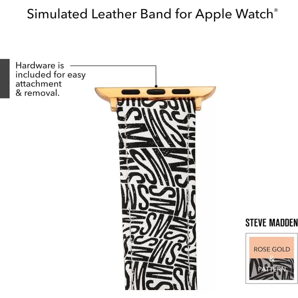 imageSteve Madden Fashion Band for Apple WatchBlackWhite