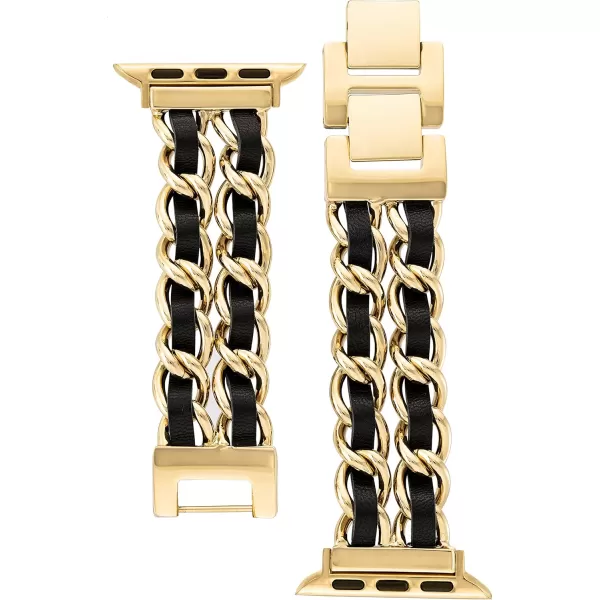 imageSteve Madden Fashion Chain Bracelet for Apple WatchGoldBlack