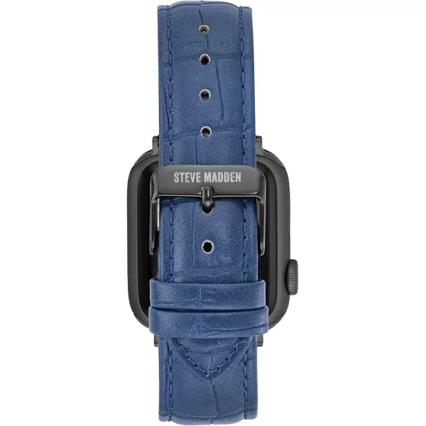 imageSteve Madden Fashion CrocoGrain Band for Apple WatchBlue