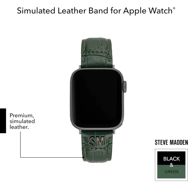 imageSteve Madden Fashion CrocoGrain Band for Apple WatchGreen