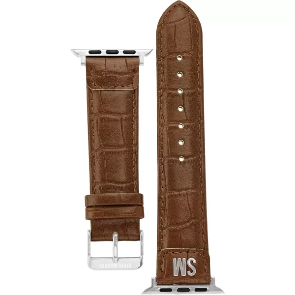imageSteve Madden Fashion CrocoGrain Band for Apple WatchHoney Brown