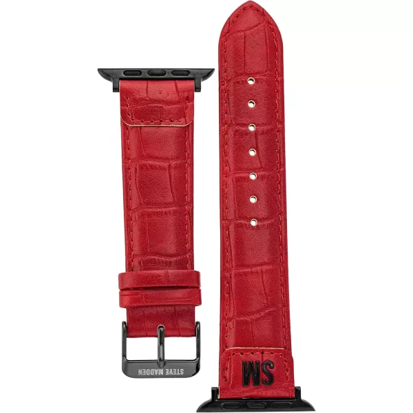 imageSteve Madden Fashion CrocoGrain Band for Apple WatchRed