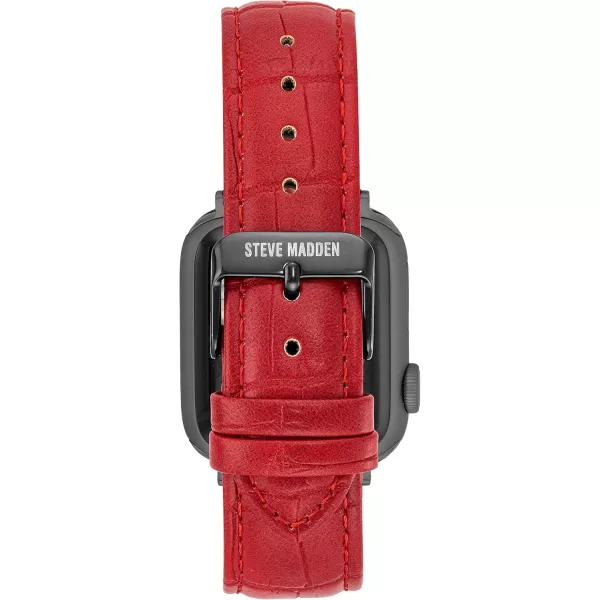imageSteve Madden Fashion CrocoGrain Band for Apple WatchRed