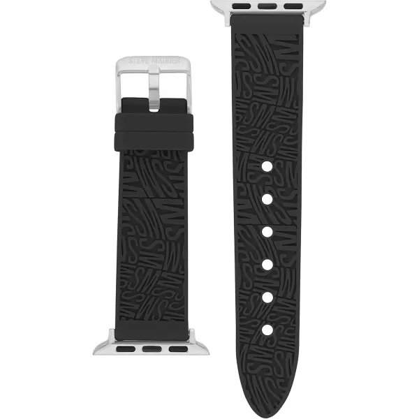 imageSteve Madden Fashion Silicone Band for Apple WatchBlack