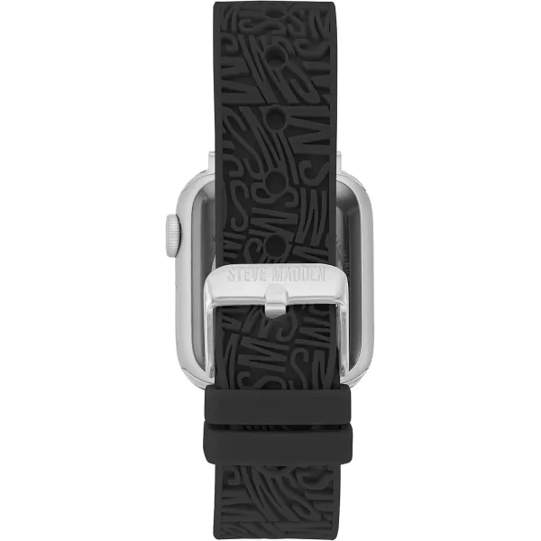 imageSteve Madden Fashion Silicone Band for Apple WatchBlack