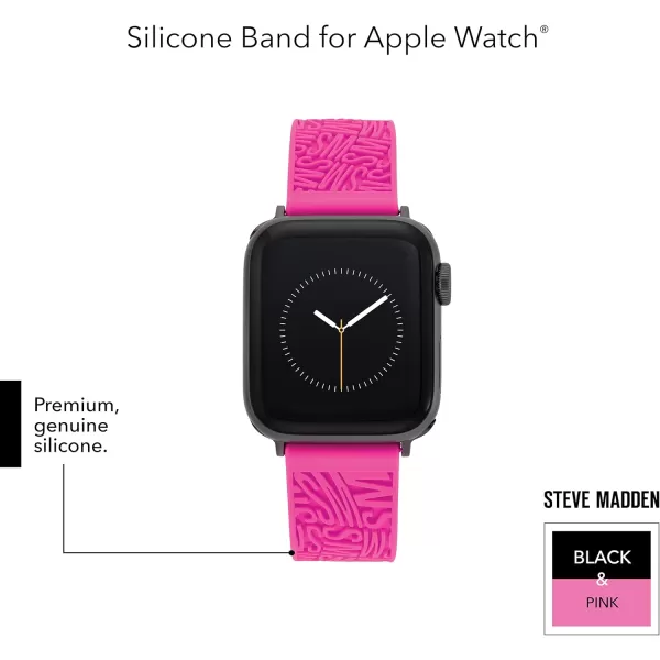 imageSteve Madden Fashion Silicone Band for Apple WatchHot Pink