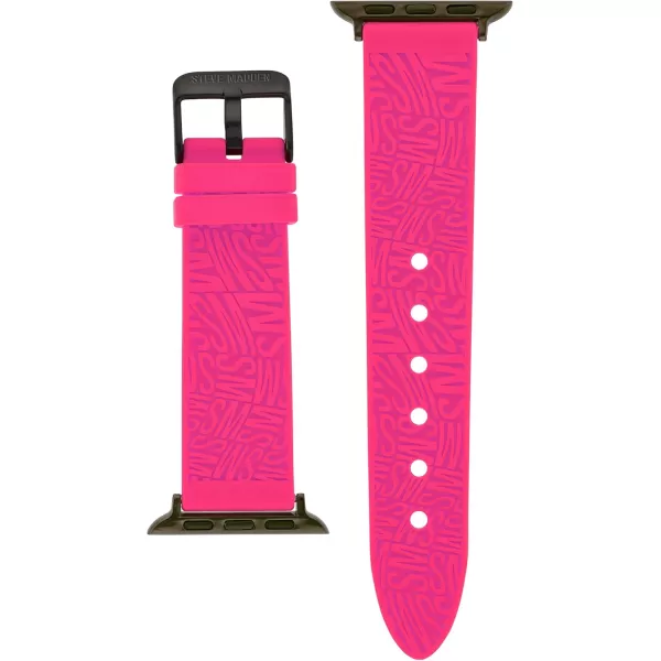 imageSteve Madden Fashion Silicone Band for Apple WatchHot Pink