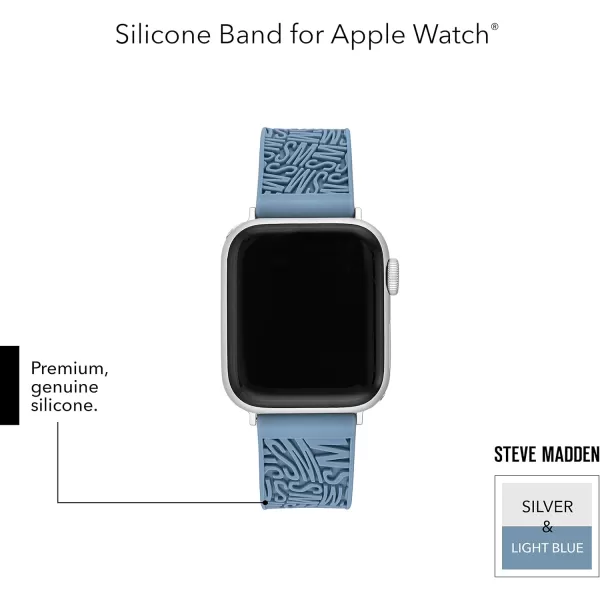 imageSteve Madden Fashion Silicone Band for Apple WatchLight Blue