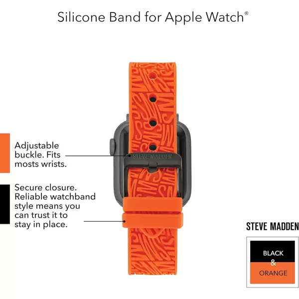 imageSteve Madden Fashion Silicone Band for Apple WatchOrange